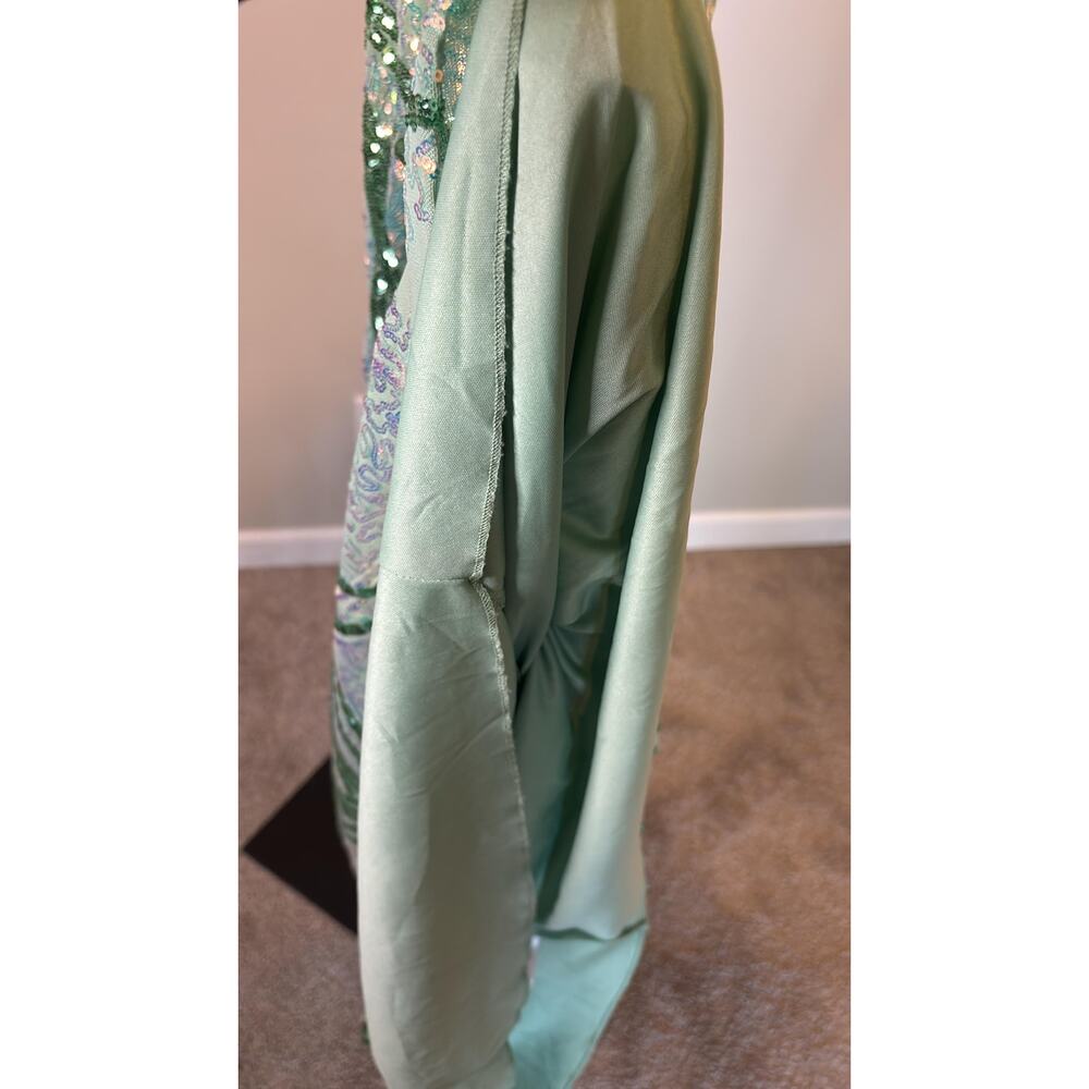 Midnight doll - Sequin Print Midnight Dress with V-Neck - Picture 5 of 5